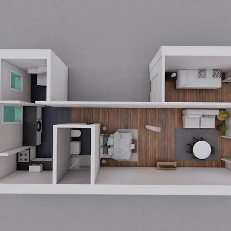 Chic Urban Retreat At Downtown With Balcony & Views, 5th-floor No Lift 아파트 리스본